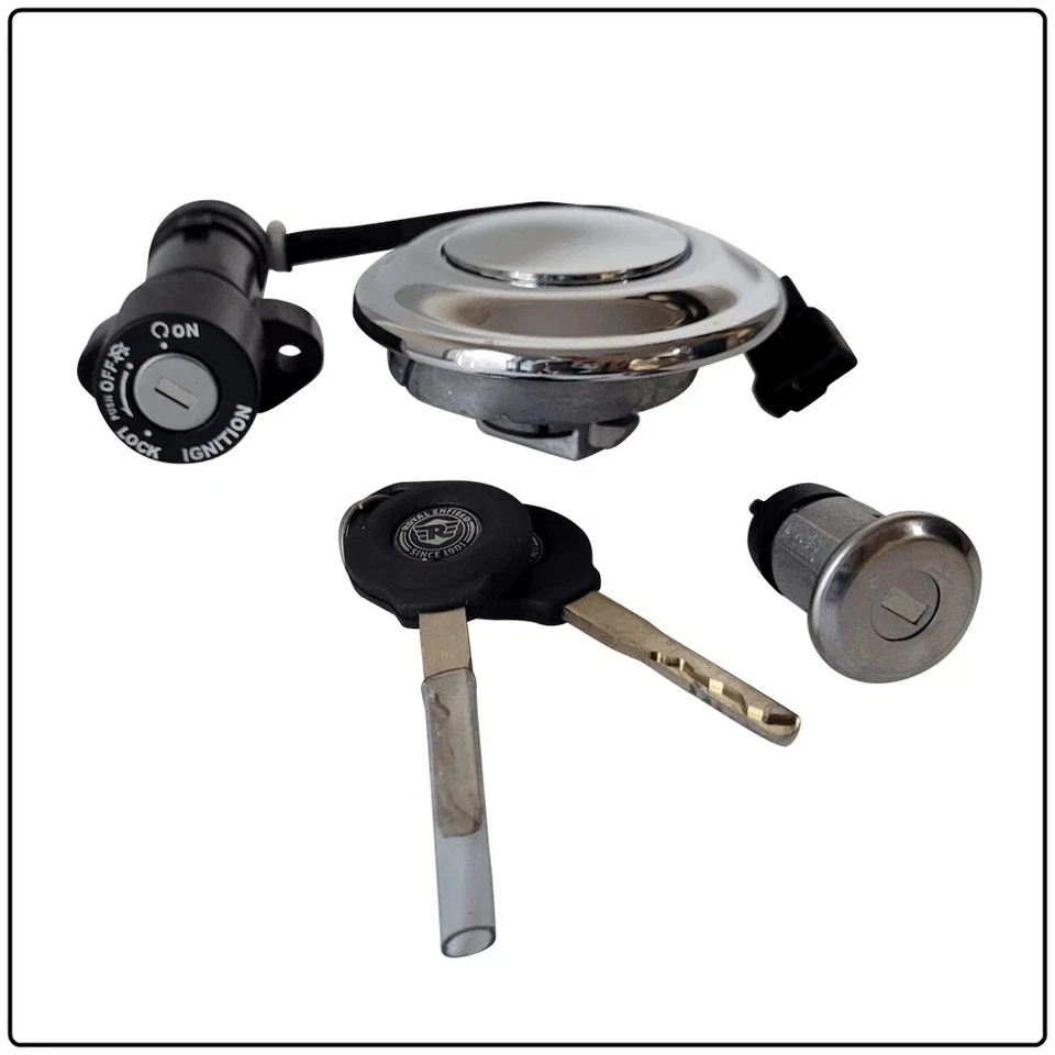 Juego completo de cerraduras Royal Enfield | 350 modelos Meteor RAP00013 Foto 1 de 1