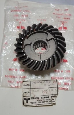 348-64010-0 Tohatsu Bevel gear a ass'y 348640100, New Genuine OEM Part - Image 1 of 4