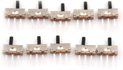 10pcs on-off switch mini 1 Way 2 Position Slide Switch PCB Mount Electronics USA - Image 1 of 4