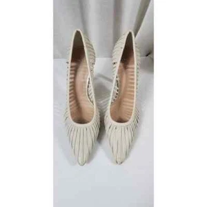 Zara Strappy High Heels Beige Pumps Shoes - Picture 1 of 11