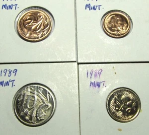 1989 Australian RAM Mint Set - 1, 2, 5 and 10 Cent - FDC - Picture 1 of 4