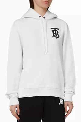 Sudadera con capucha de algodón Landon con monograma de gran tamaño de Burberry talla S Foto 1 de 4