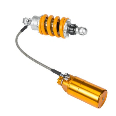 Amortecedor de ar traseiro de motocicleta 205 mm furo redondo ajustável para Honda BMW - Imagem 1 de 4