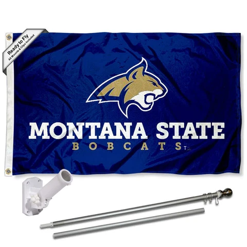 Montana State Bobcats Flag Pole and Bracket Mount Holder Cover