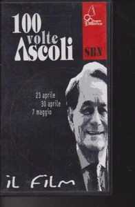 VHS - 100 VOLTE ASCOLI IL FILM SBN 1999 - Picture 1 of 2