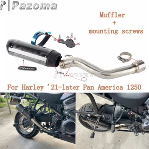Motorcycle Exhaust Muffler System Kit For Harley Pan America 1250 RA1250 2021-23 - Bild 1 von 10