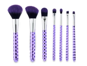Premium Professional Cosmetic Brush Gift Set, Purple, 8 Piece Set includes Case - Picture 1 of 10