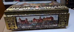 Blechdose Lebkuchenkiste E. Otto Schmidt Nürnberg XXL + Beiblatt Vintage - Bild 1 von 3
