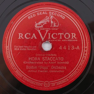 Boston Pops Orchestra Hora Staccato/None But The Lonely Heart - 1939 10" 78 4413 - Picture 1 of 13