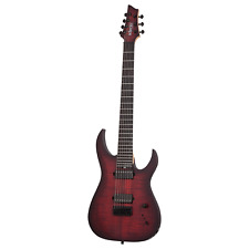 Schecter Sunset-7 Extreme 7-String Guitar, Ebony Fretboard, Scarlet Burst for sale