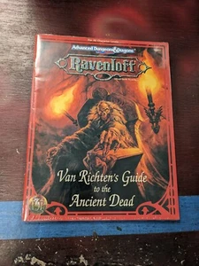 Van Richten's Guide To The Ancient Dead 9451 Ravenloft AD&D 2ND ED TSR in Shrink - Picture 1 of 2