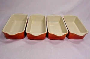 Juego de 4 sartenes de cerámica en miniatura, rojo ombre de Swiss Pro Cookware, utensilios para hornear - Imagen 1 de 8