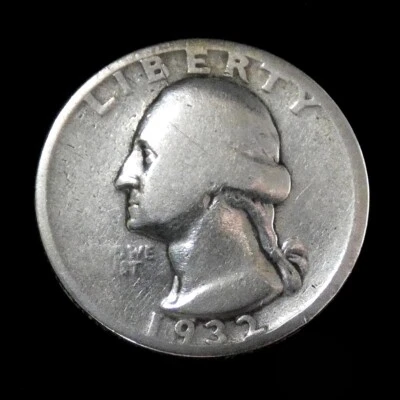 1932-S Washington Silver Quarter. #2639 - Image 1 of 2