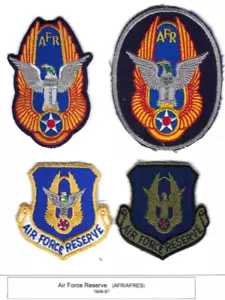 PATCH USAF RESERVE COMMAND AFR AFRES 4 PATCH SET P22 - Bild 1 von 1
