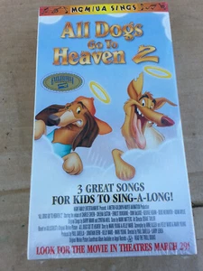 All Dogs Go to Heaven 2 3 Song Sing-Along(VHS, 1996) SEALED!!! - Picture 1 of 4
