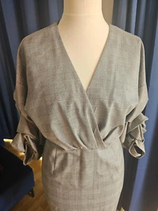 Kleid* Zara* Gr. XXL* Grau*Karriert* Neu !!! - Bild 1 von 6