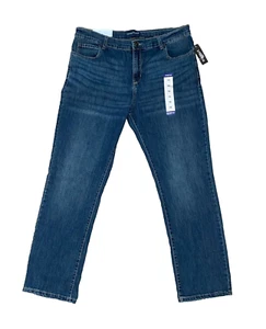 Neu mit Etikett Jugend Vintage Express Jeans Größe 16 blau Denim Hose gerades Bein - Bild 1 von 12