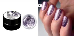 Purple Flakes Shine Gel Polish Chrome Lovely like Luxio for Nail Art №6