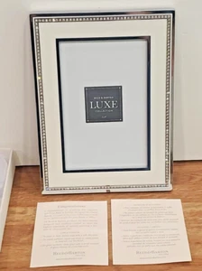 Reed & Barton Luxe Collection 4x6 Picture Frame Silver and Jeweled NEW - Picture 1 of 7