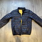 Schott NYC Vintage 90’s Blue Puffer Jacket Large 42 Inch Chest