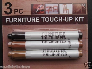3 x Scratch Furniture Repair Pens Repair Touch Up Marker Floor Wooden Furniture - Picture 1 of 2