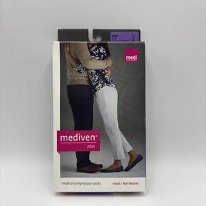 mediven plus für Herren & Damen, 30-40 mmHg Wade mit Silikon Top Band Open Toe VII - Bild 1 von 5
