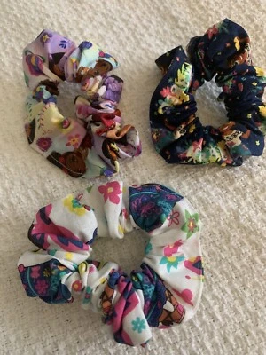 Hair Scrunchies Disney Encanto Set Of 3 cotton fun Birthday Gift Or Favors More - Image 1 of 4