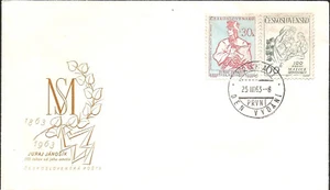 Slovak Robin Hood & Slovak Mothers Day  1963 Czechoslovakia First Day Cover FDC - Picture 1 of 3