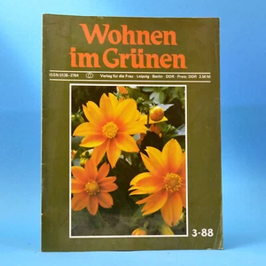 DDR Wohnen im Grünen 3 1988 Verlag für die Frau Gera Bonsai Patisson Bienen V - Bild 1 von 1