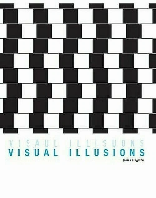 VISUAL ILLUSIONS  by James Kingston 30 Optical Images BRAND NEW  Hardcover WILD! - Imagem 1 de 1