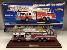 Franklin Mint E-One Emergency One HP 105 Platform Fire Truck 1:32 Diecast Model