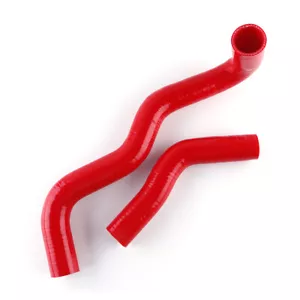 Silicone Radiator Hose fit TOYOTA HILUX LN60 LN61 LN65 2.4L Diesel w/2L 4Cyl Red - Picture 1 of 10