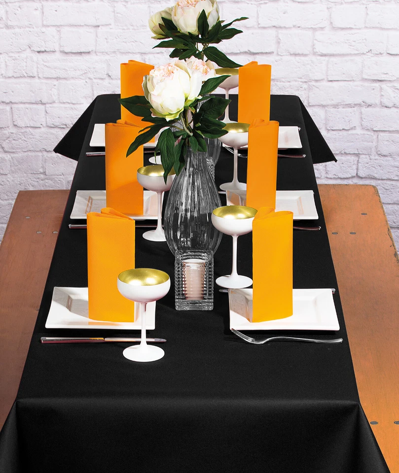 100 Tissue Servietten 3lagig, 1/8 Falz- 22 versch.Farben Unifarben Basic Neutral - Bild 1 von 1