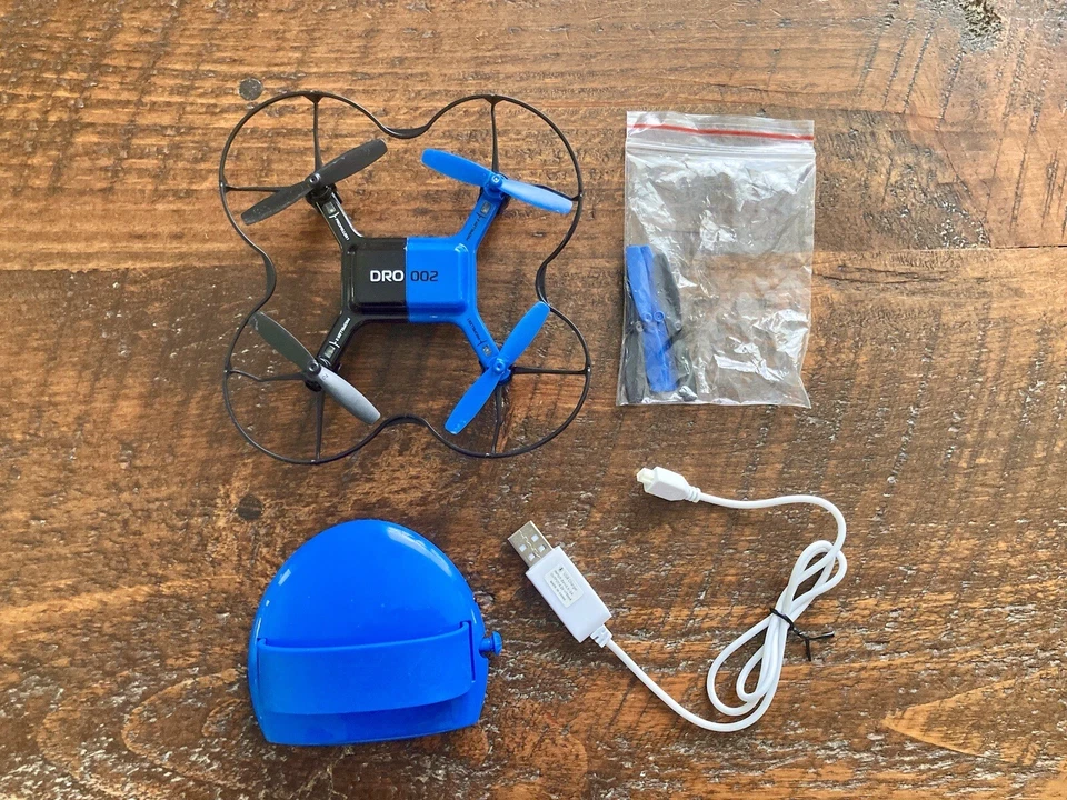 Sharper Image R/C Stunt Drone with Hand Controller 360 Rolls Dro-002 WORKING - Image 1 of 4