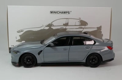 Minichamps BMW M3 CS grey metallic 2023 1/18 110023501 - Immagine 1 di 3