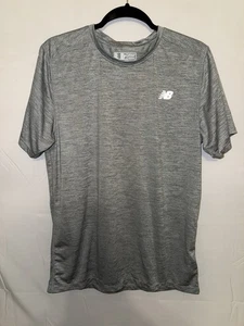 New Balance Dry-Fit Running graues T-Shirt, Herren Gr. L - Bild 1 von 3