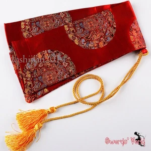 Borsa portaoggetti morbida rossa design squisito per spada giapponese proteggere da graffi - Foto 1 di 3