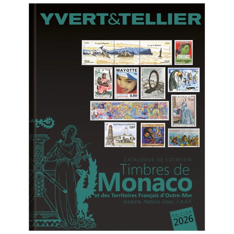 Catalogue de cotation timbres de Monaco et Tom 2026 Yvert et Tellier. - Photo 1/1