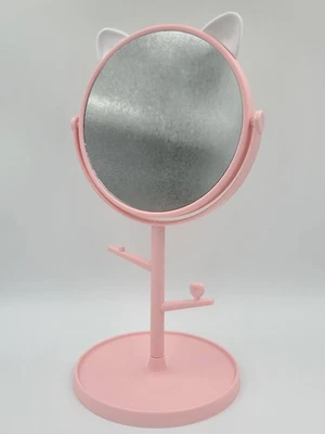 Cute Pink Kitty Vanity Desk Mirror - Image 1 of 4