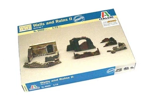 ITALERI 6090 Military Model 1/72 Soldiers WWII Walls and Ruins II Hobby T6090 - Picture 1 of 2