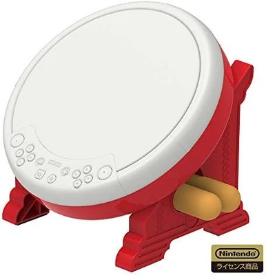 Taiko no Tatsujin Controller Japanese Drum&Drumstick Nintendo Switch Namco Game - Image 1 of 4