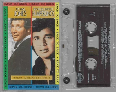 Tom Jones & Engelbert Humperdinck Back to Back (Cassette, 1994 Polygram) VG-VG+ - Image 1 of 3