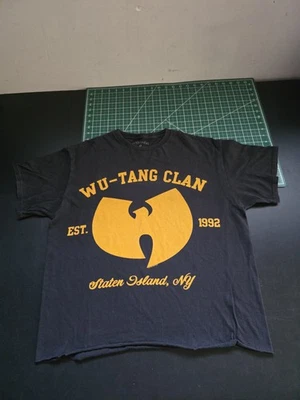 WU-TANG CLAN Est 1992 Staten Island NY (Size L LG) (Cropped) T-Shirt METHOD MAN - Image 1 of 4