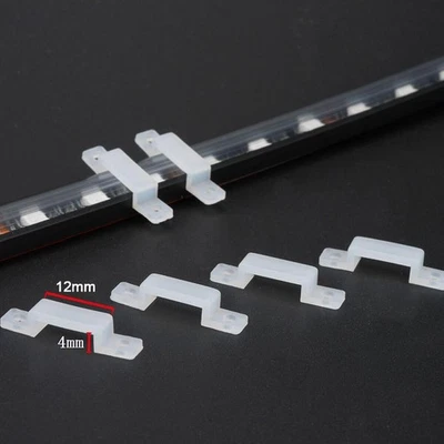 LED Strip Holder Max 10/12mm Width Tool White Accessories For 3528/5050 - Image 1 of 4