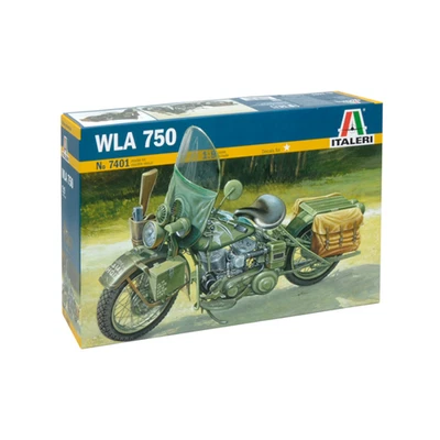 US ARMY WW II MOTORCYCLE KIT 1:9 Italeri Kit Mezzi Militari Modellino Nuovo - Immagine 1 di 4