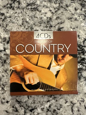 BEST OF COUNTRY- 4CD-WAYLON JENNINGS, DOLLY PARTON, WILLIE NELSON, MERLE HAGGARD - Image 1 of 4