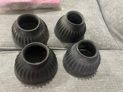 NWOT *2 Pair* Pull On Bell Boots Medium Black - Image 1 of 4