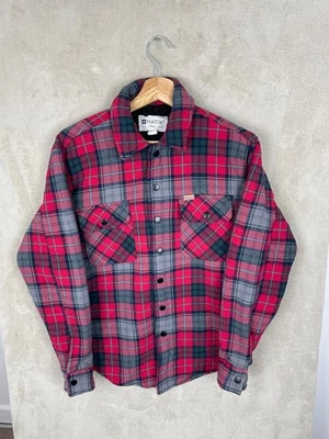 Men's Matix Fleece Lined Flannel Shacket Jacket Size S Small Pearl Snap Plaid - Image 1 of 4