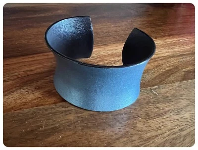 Pierre Lang Armreif AM Leder silbergrau - Bild 1 von 4