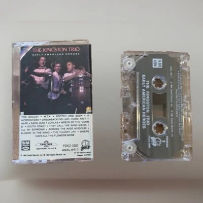 The Kingston Trio Cassette Tape Early American Heroes - Image 1 of 4